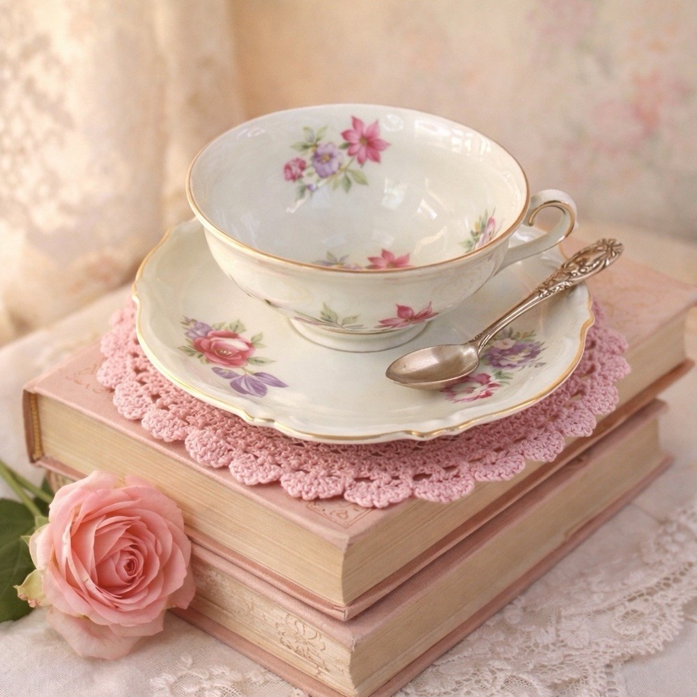 VTG Schwarzenhammer Bavaria Germany US Zone Demitasse Cup Saucer Floral